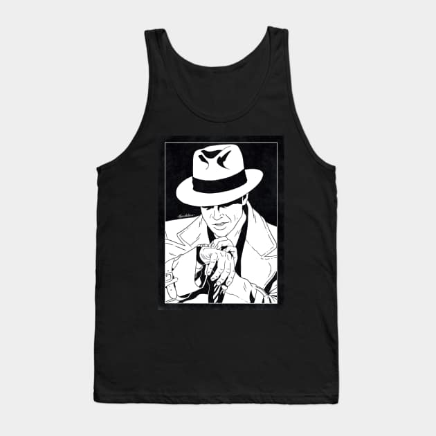 DICK TRACY (Black and White) Tank Top by Famous Weirdos